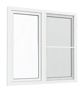 Окно ПВХ 1450 x 1415 двухкамерное - EXPROF Practica
 Пущино