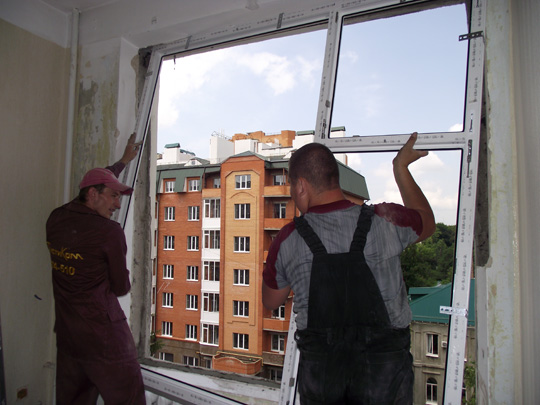 профессиональная установка пластиковых окон в доме Пущино