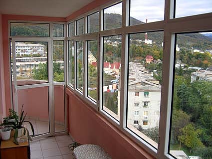 балконное пластиковое окно Пущино